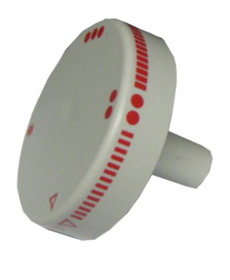 Austria-Email-Drehgriff-43-mm Austria Email Drehknopf lang ( 43 mm ) zu Einbauheizung REU/RDU