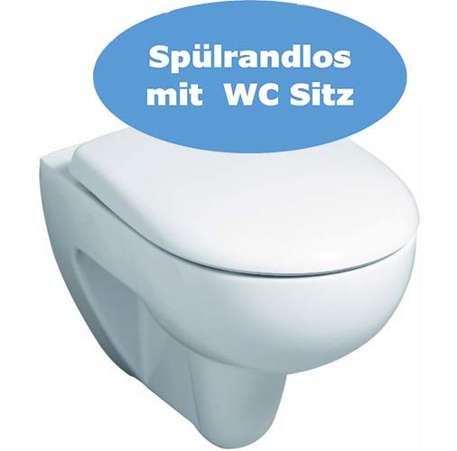 Keramag-WC-SetybvCWgk6kxvdJ Wand WC Set Geberit Renova spülrandlos