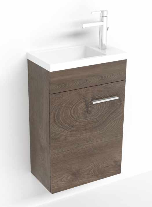 IS-Basic-HWB-M-bel-Minerlaguss-OAK-Cognac-rechts IS BASIC Mineralguss - WT- Set mit Unterbau 400 mm, Cognac OAK links