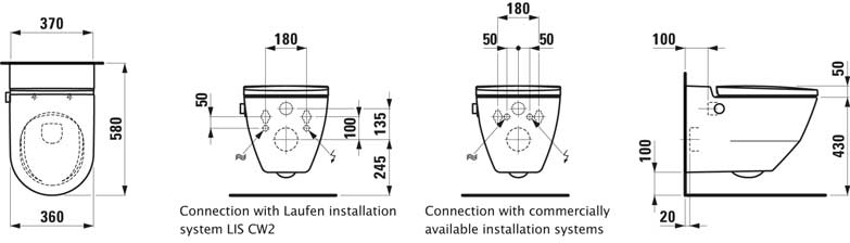 Laufen-Navia-Dusch-WCSicfZPuvMP56X Laufen Navia Dusch-WC Aktion 82060.1 mitLCC weiß Abmessungen