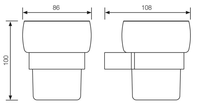 Amoa-Glashalter_mass Amoa Glashalter mit Kristallglas aus Edelstahl Maßblatt