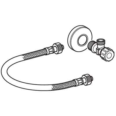 242553001-1 Geberit AquaClean Wasseranschlusset für Unterputzspülkästen ohne Leerrohr 242.553