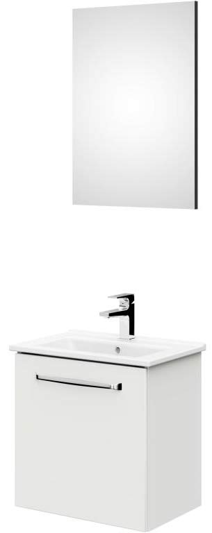 IS-Basic-55-weiss Artiqua Waschtischset 550 mm Weiss