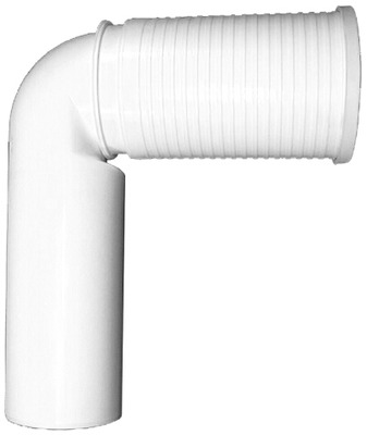 converted_400_hlb_224_b HL 224 WC-Anschlussbogen DN110 weiss ablängbar