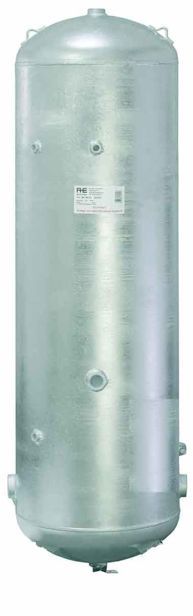 Austria-Email-Windkessel_OF Austria Email Windkessel 150 l verzinkt ohne Füsse