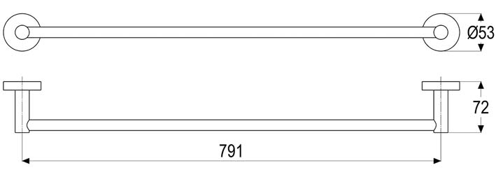 Una-Badetuchhalter-800-mm-MassChgLVjm9CCRYJ Badetuchhalter 800 mm, Chrom Maßblatt