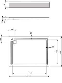 Brausetasse-One-1200X900X35MasseRmmYyJQDk0EL Brausetasse Acryl 1200X900 120X90