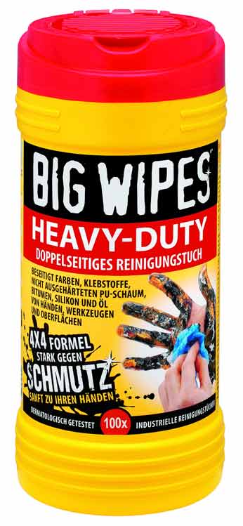 Big Wipes Heavy Duty Reinigungstücher 100 Stk Dose