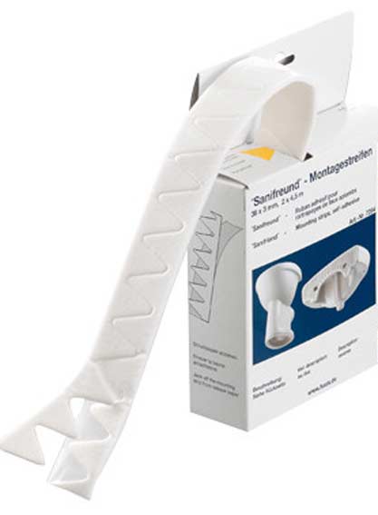 Haas-Montagesteifen-Sanifreund Sanifreund Montagestrifen für Keramiken